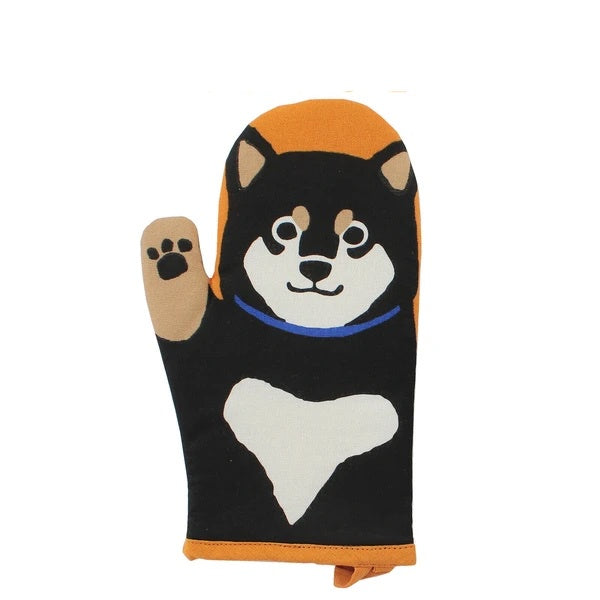 One-handed Oven Mitten | Shiba Orange