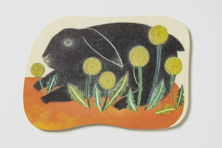 MoritaMiW | Postcard | Rabbit/Dandelions
