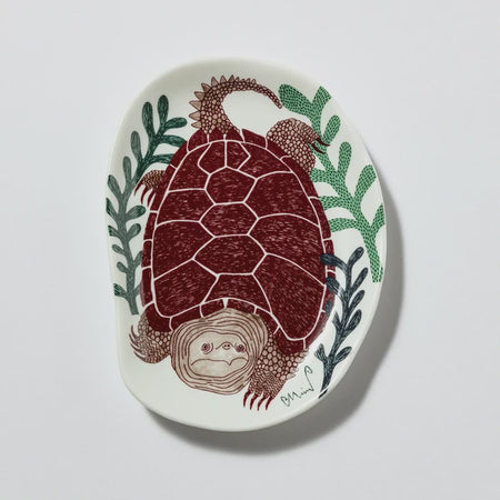MoritamiW | Porcelain Plate | Tortoise