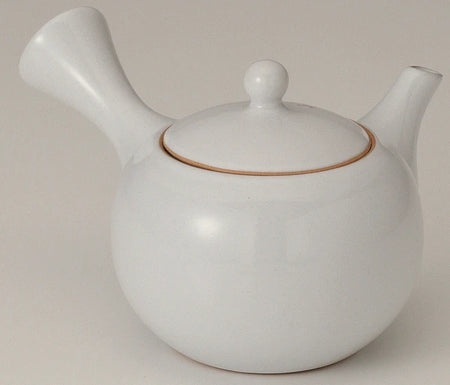 Japanese Round Teapot | White
