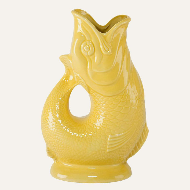 Gluggle Jug | Yellow | Ceramic | XL