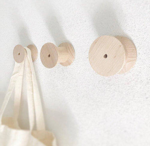 Anso Design | Lot de 3 Patéres Bois
