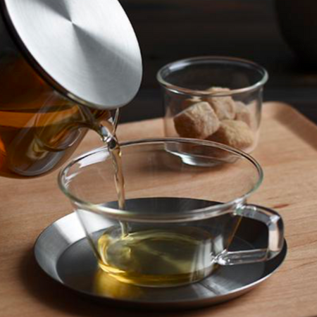 Kinto | Cast Tea Cup & Saucer
