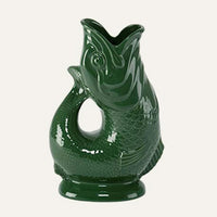 GLUGGLE JUG | Green | Ceramic | XL
