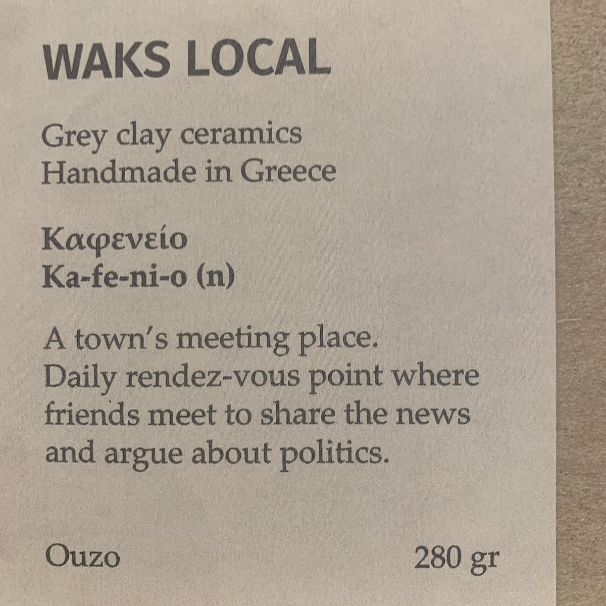 Waks | Local